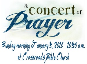 concert of prayer